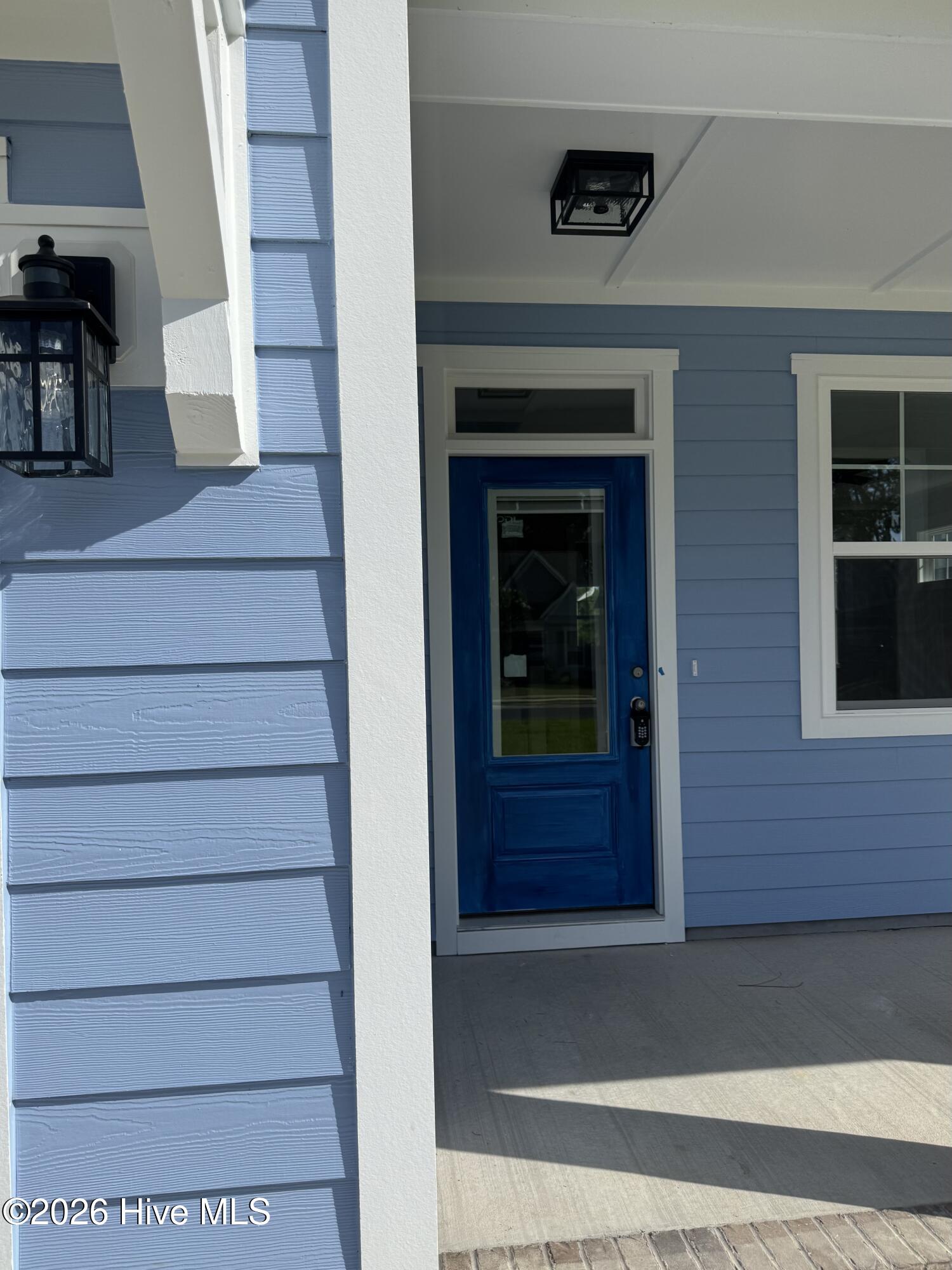 First coat on front door