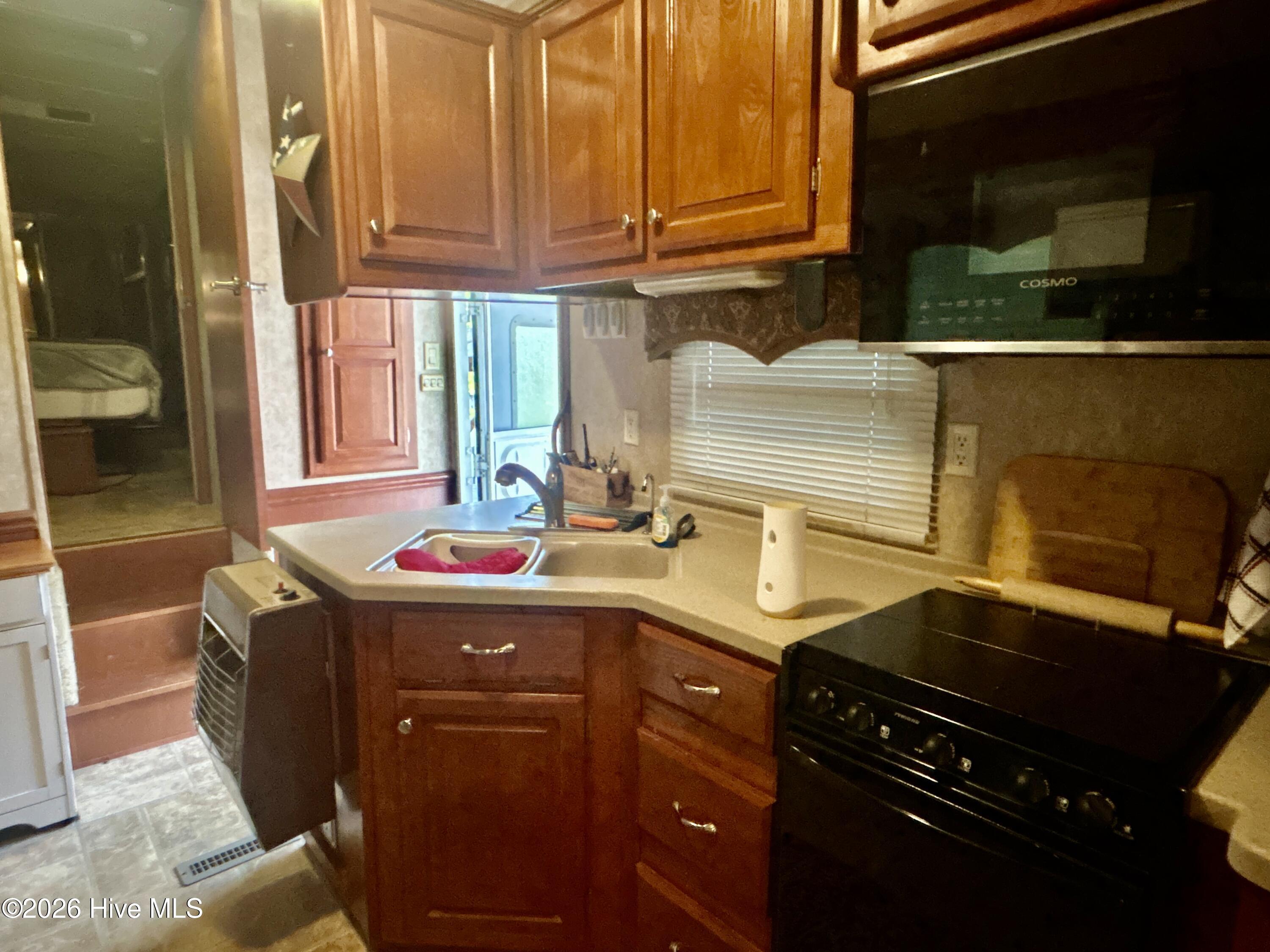kitchen area, Grand Junction camper