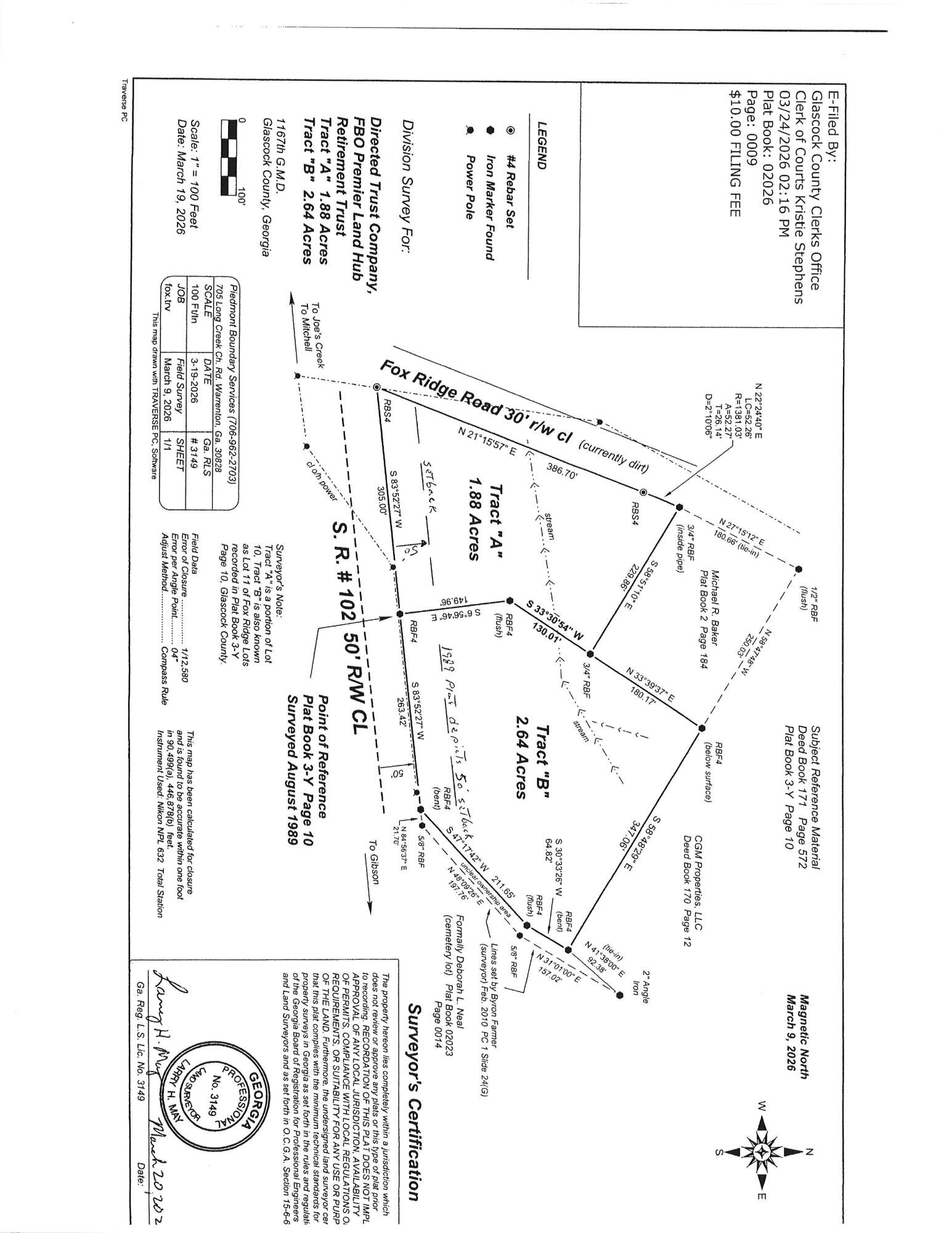 Tract B Georgia 102, Gibson, GA, 30810