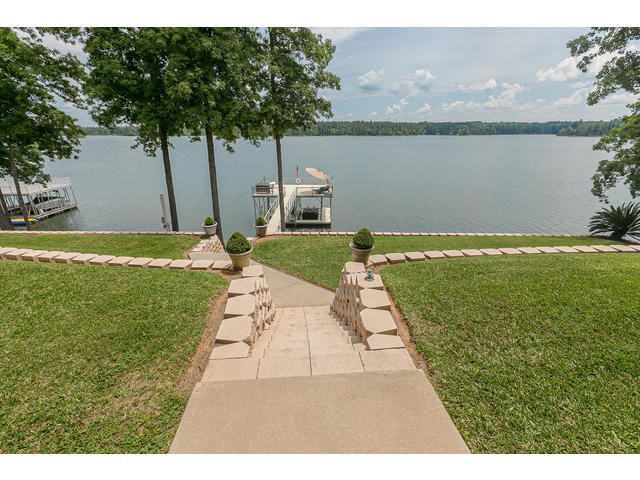 Dock with boat lift