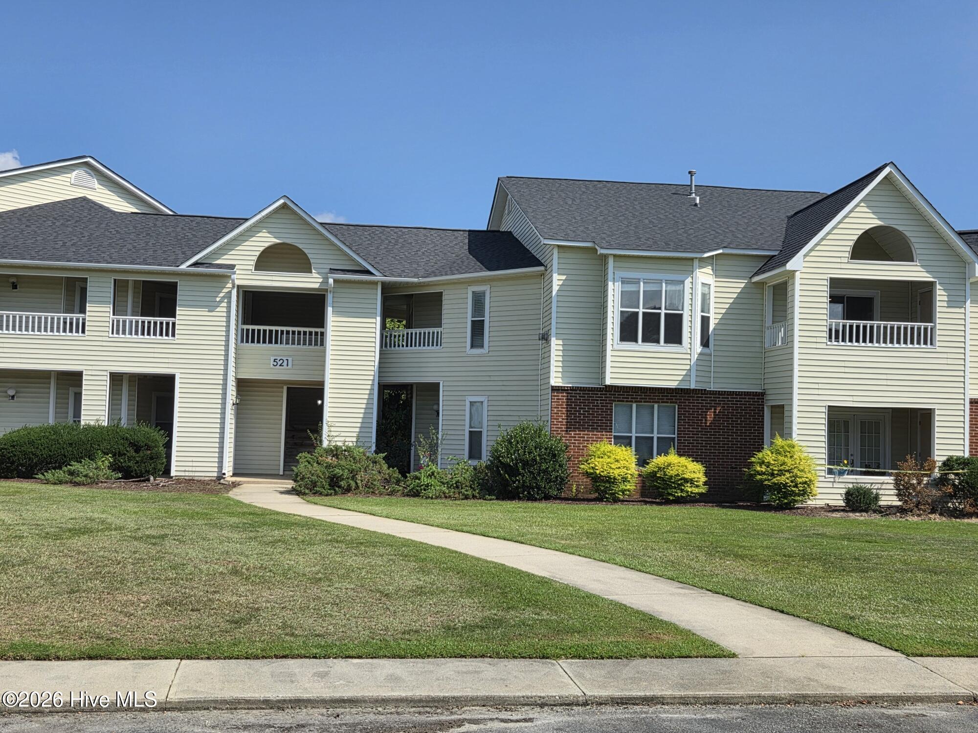 Exterior photo of 521 Spring Forest Road H, Greenville, NC 27858. MLS: 100603445