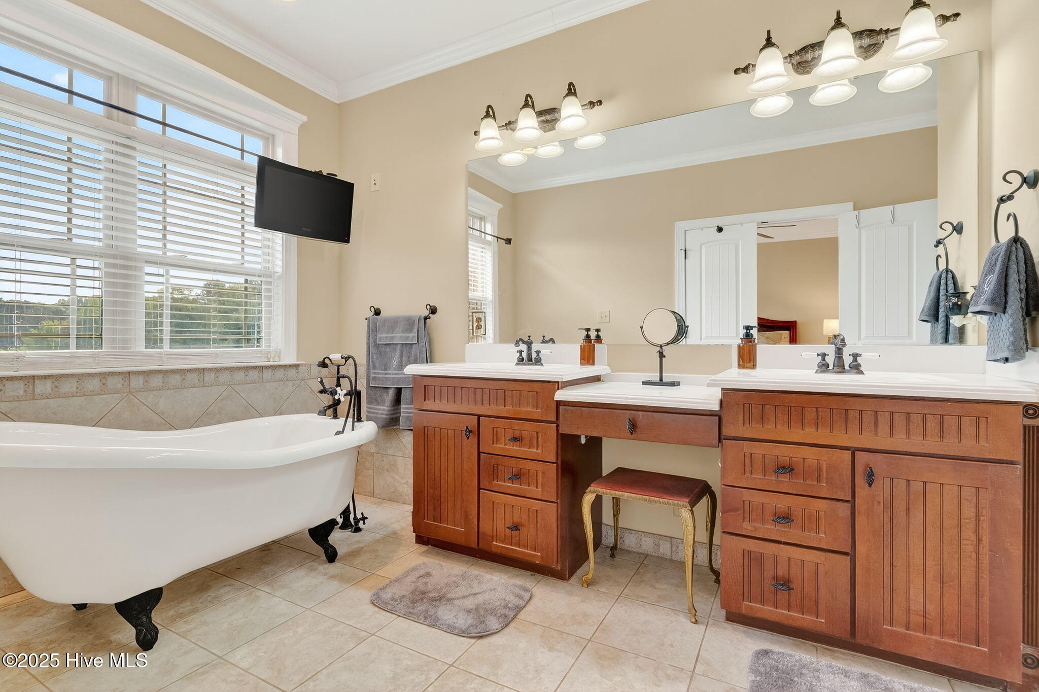 Owner's Bathroom with Freestanding Tub