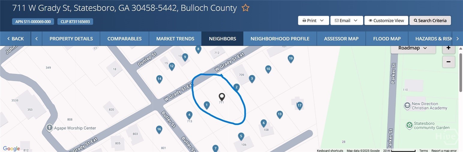 Homes for sale in Statesboro, GA | 711 W Grady St, Statesboro, GA 30458 | MLS# SA341801
