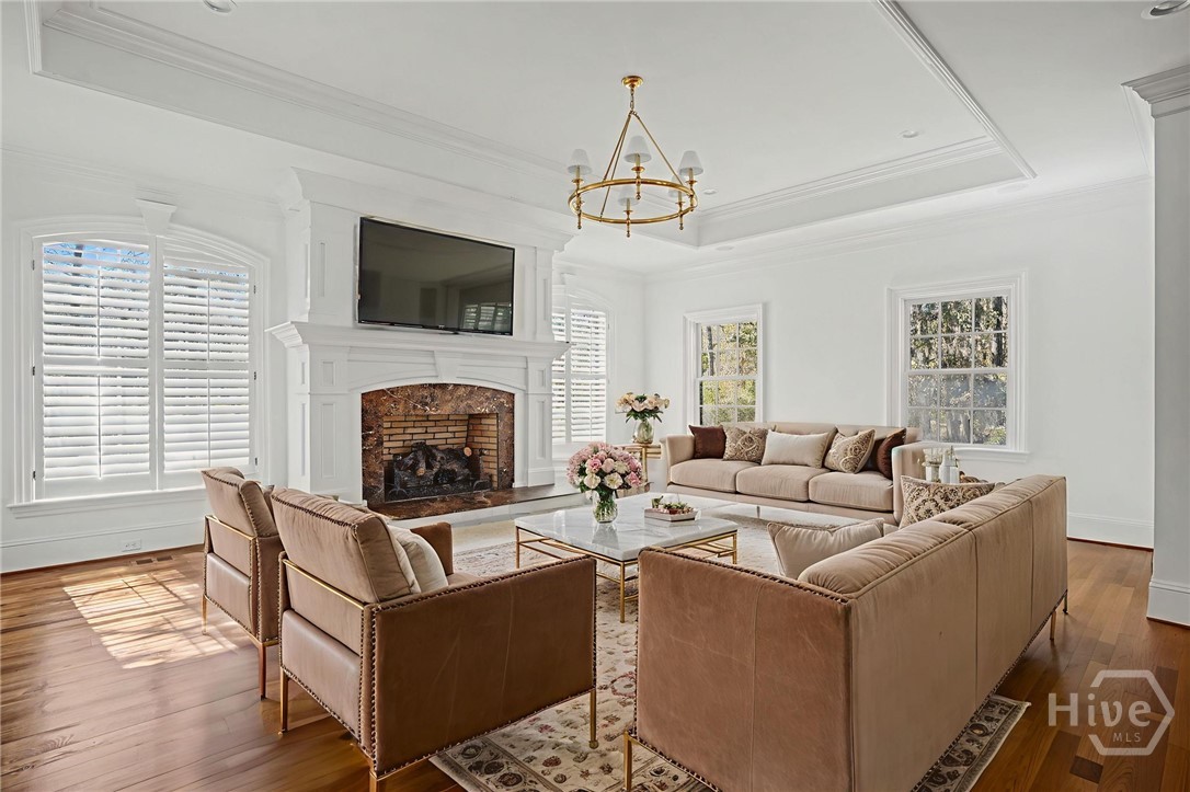 Virtually Staged Living Room