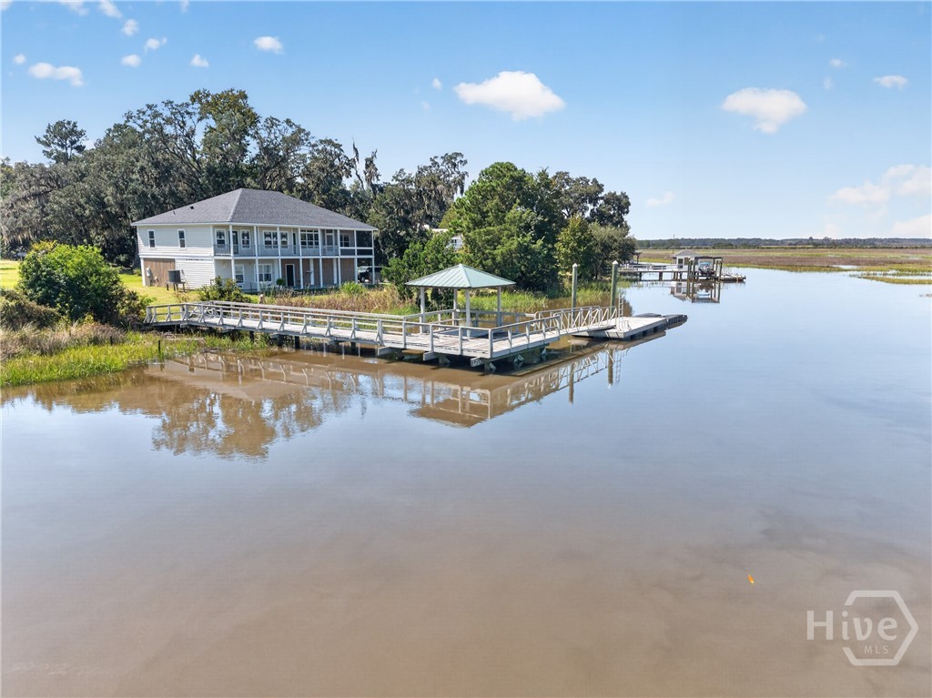 Looking at 73 Ocean Rd from Jones Creek.