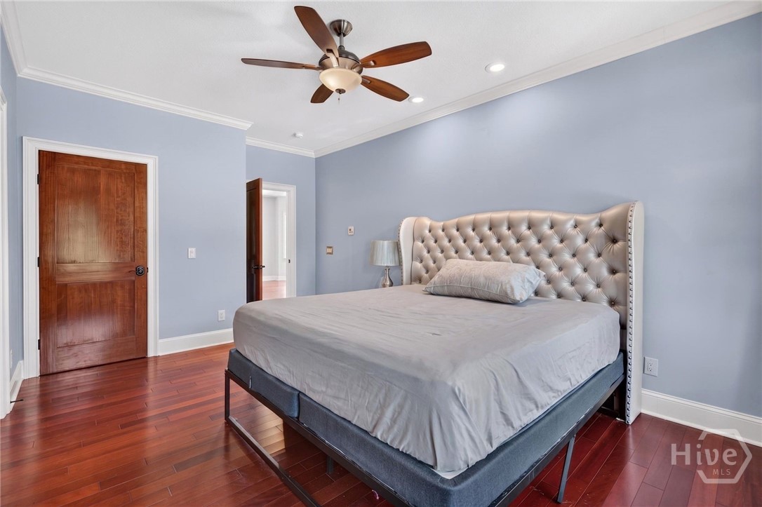 2nd floor bedroom w/ ensuite bath, virtually decluttered