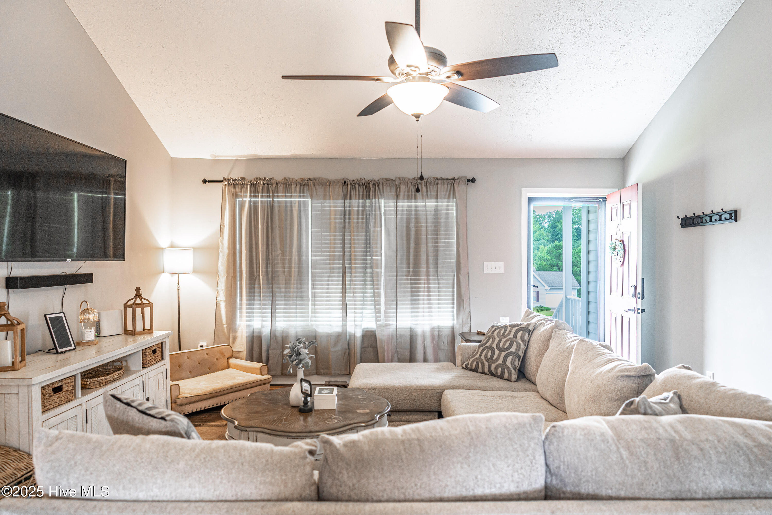 Living room from dining room- good pic