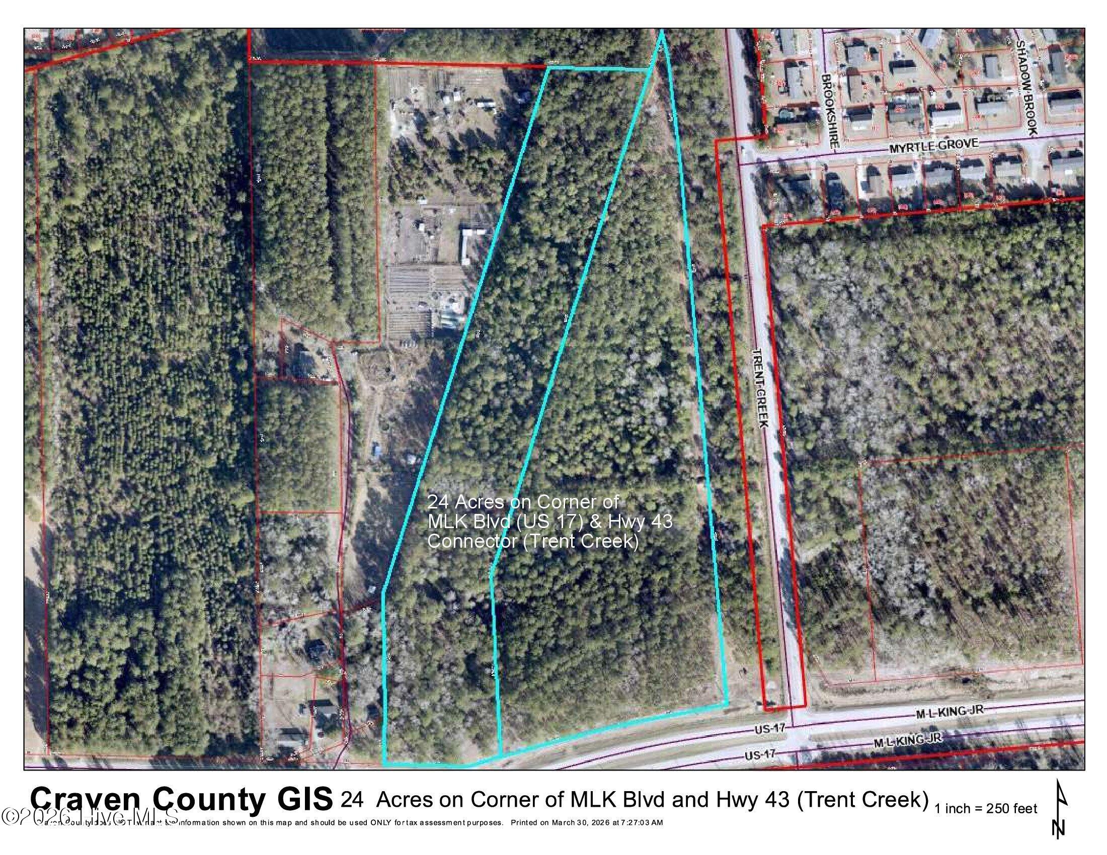 24 Acres Corner Of Mlk & 43 Boulevard, New Bern, NC, 28562