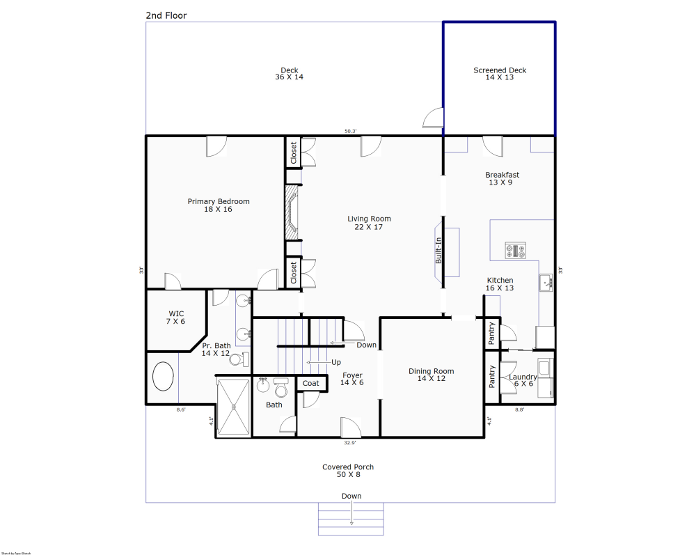 Floor Plan Main Level