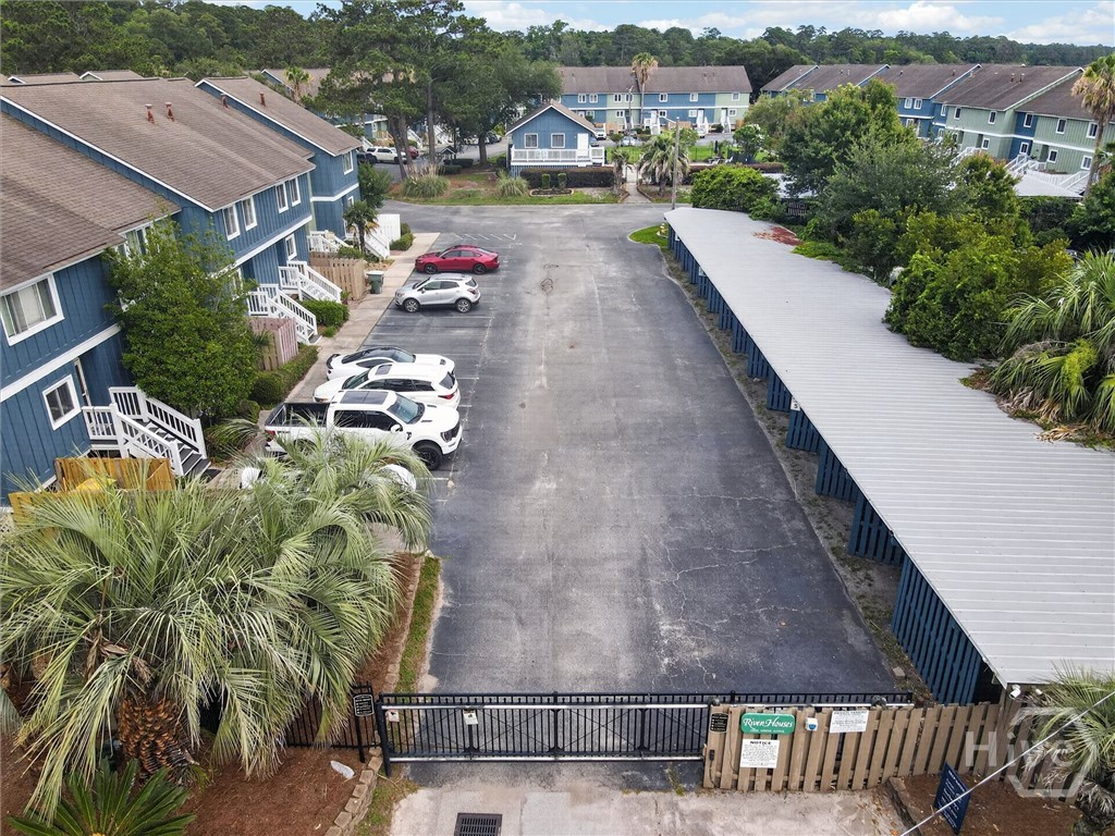 The boat sheds are located just inside the community gate and can be rented as available.