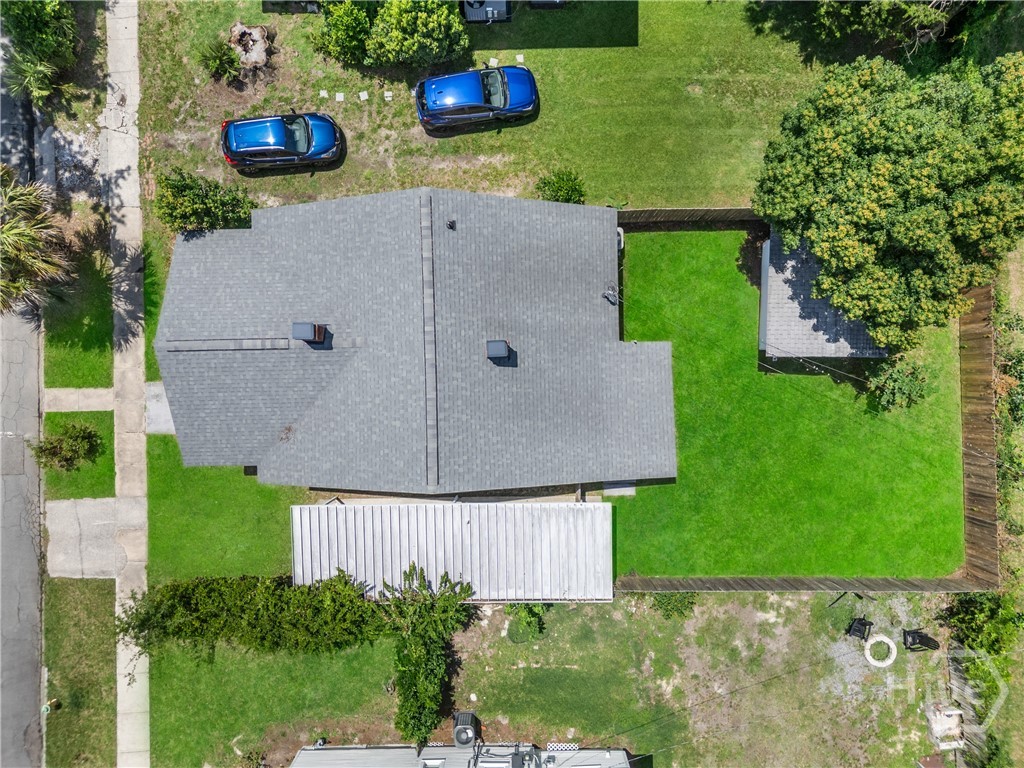 Fenced in yard