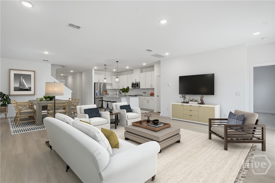 Image shown for design reference. Actual home will feature gray cabinetry with Carrera Miska Countertops. See sales consultant for details.