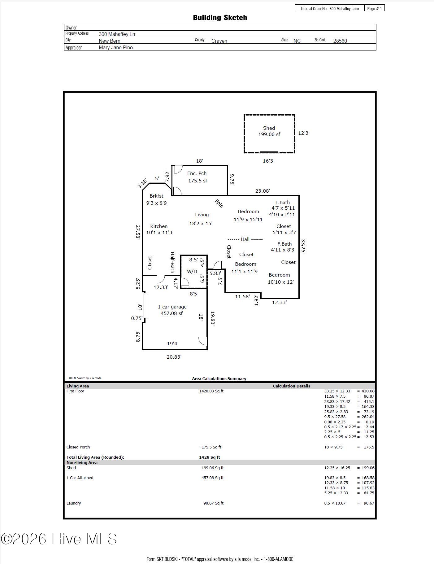 300 Mahaffey Lane,New Bern