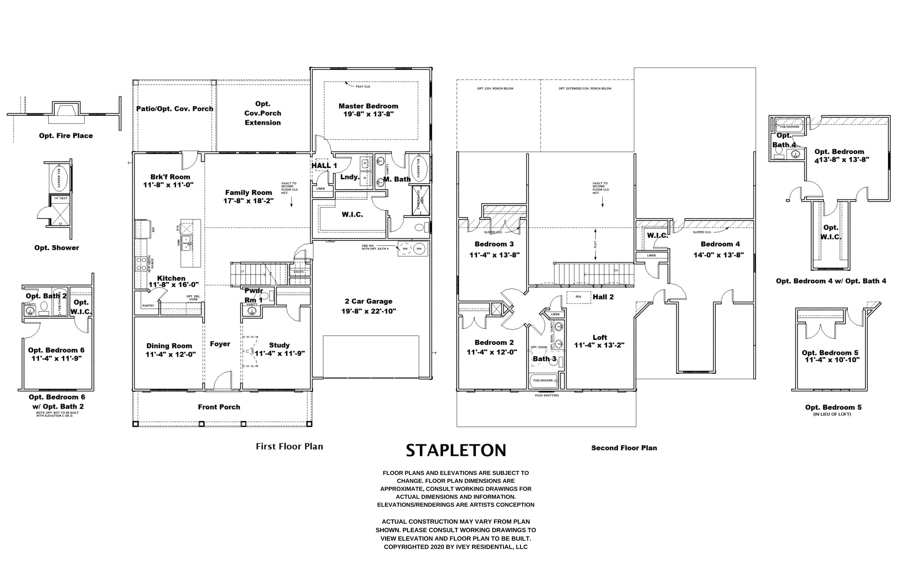 Stapleton Ivey Residential B&W Fpls