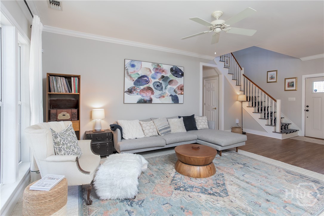 Two story foyer
