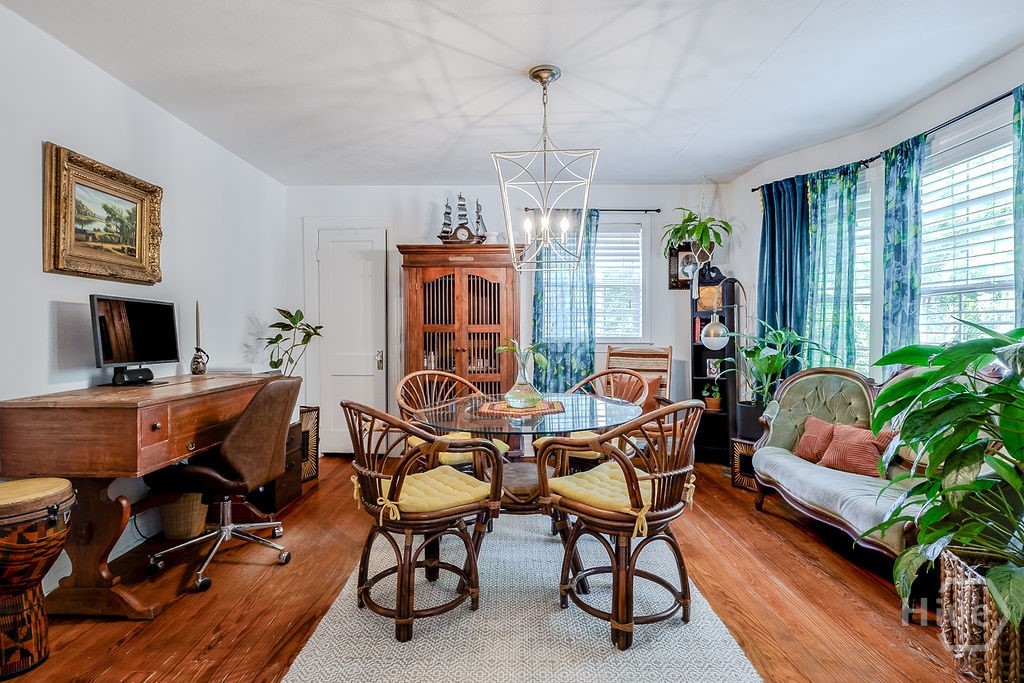 Spacious and right off of living room.