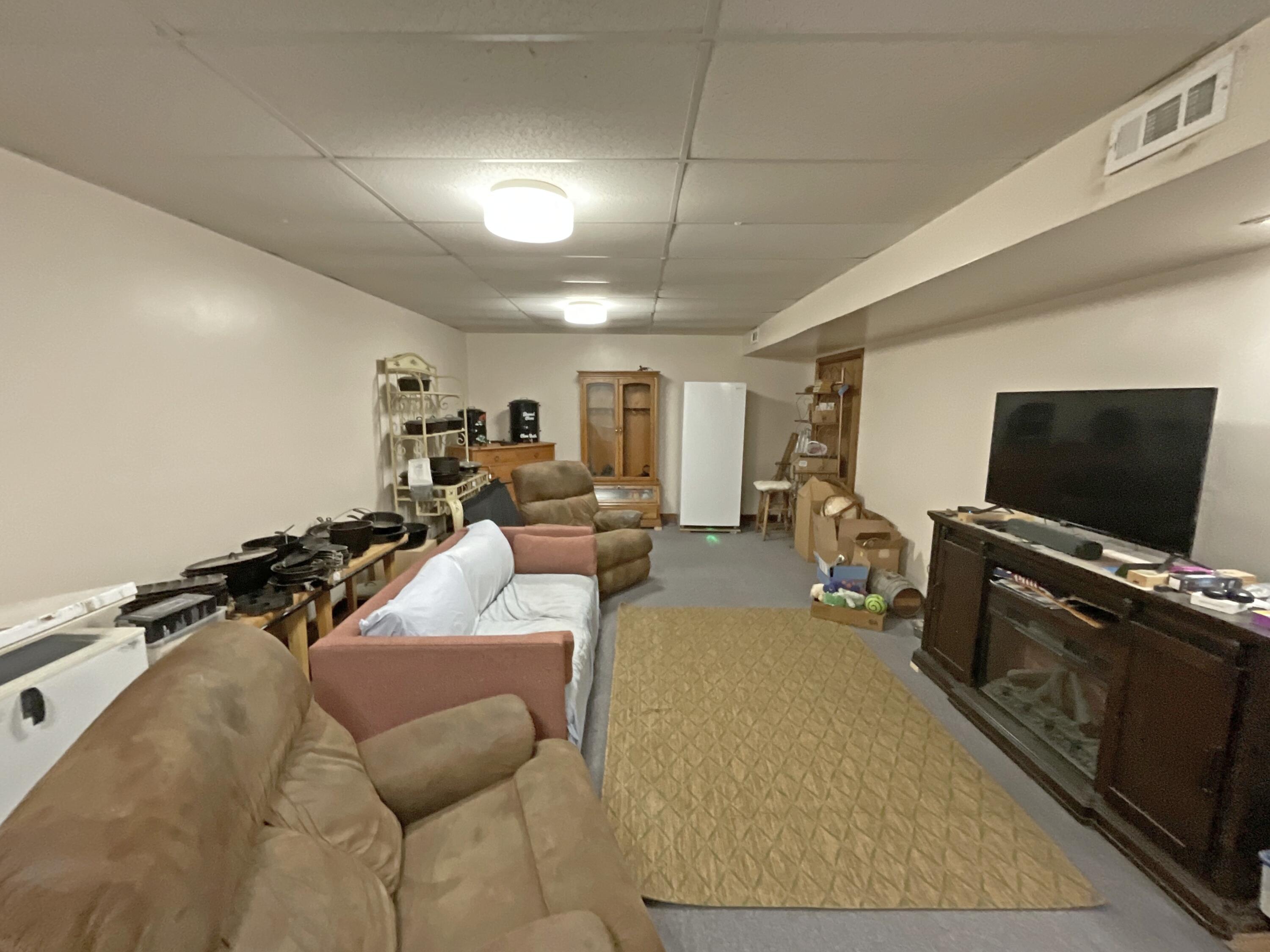Rec room in Basement