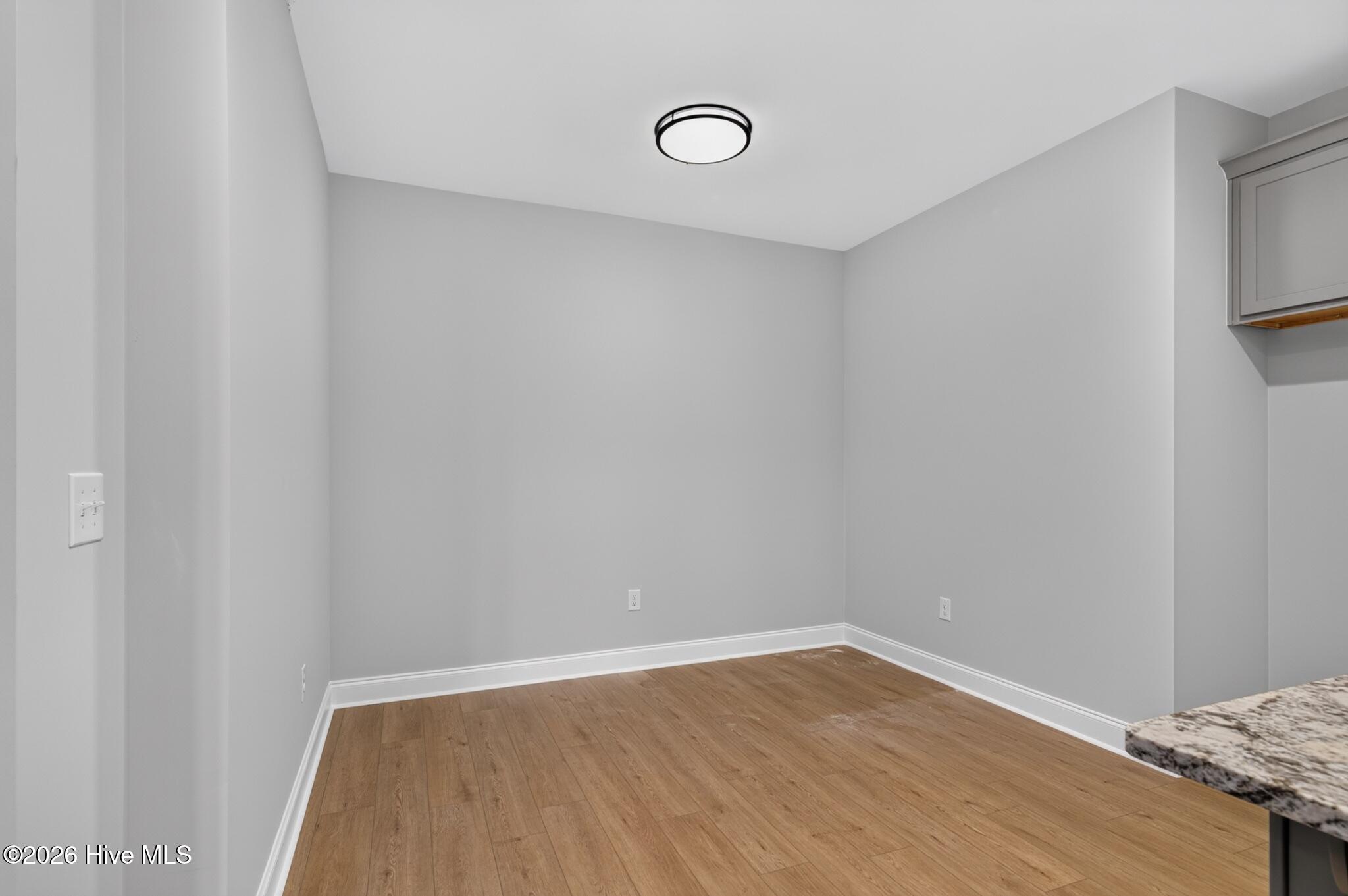 Basement dining area
