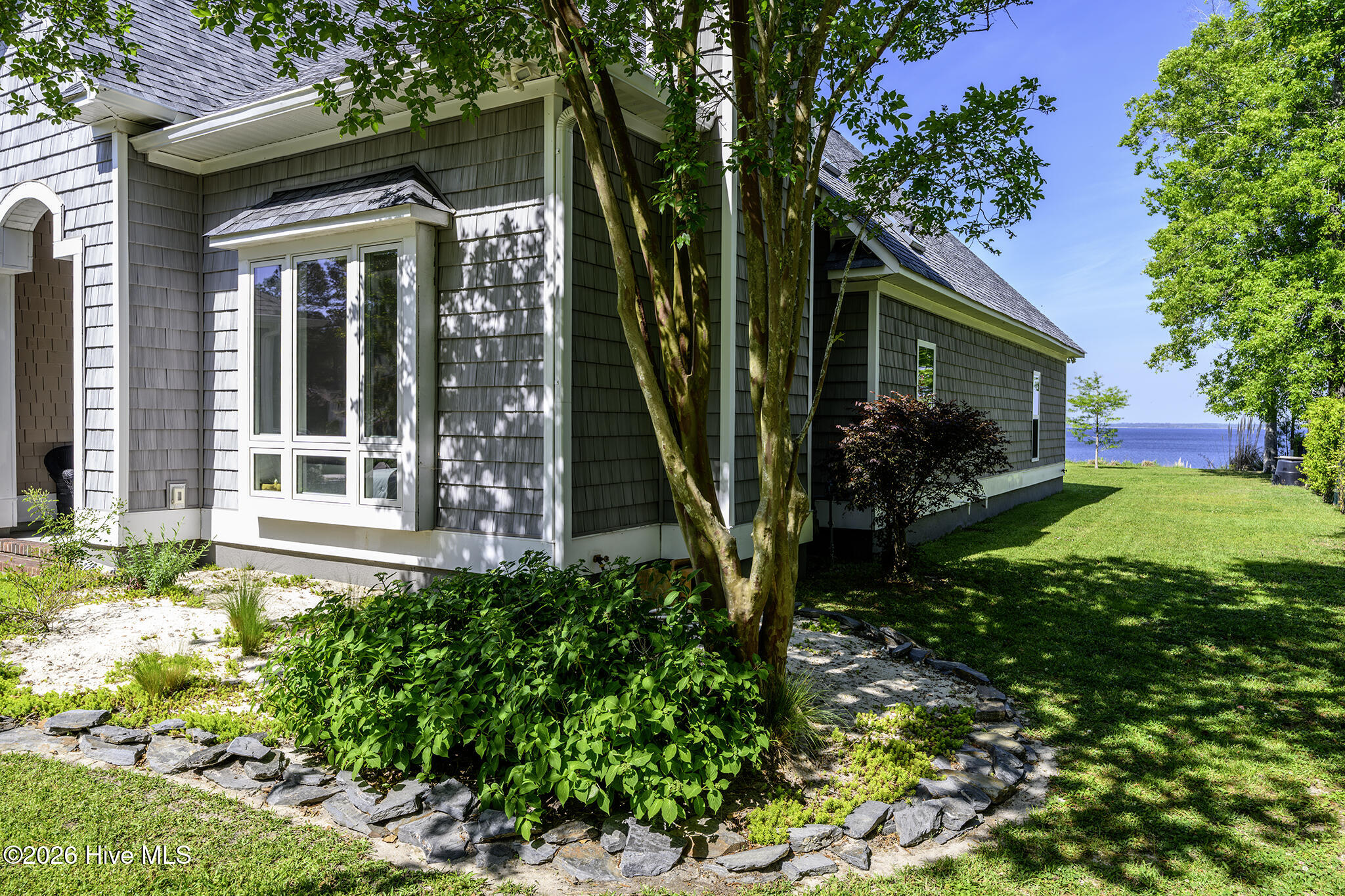 Private Side Yard with Living Fence