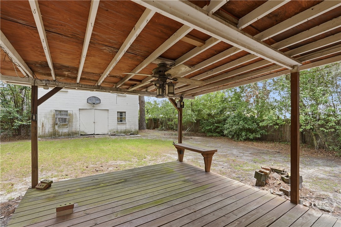 Covered deck