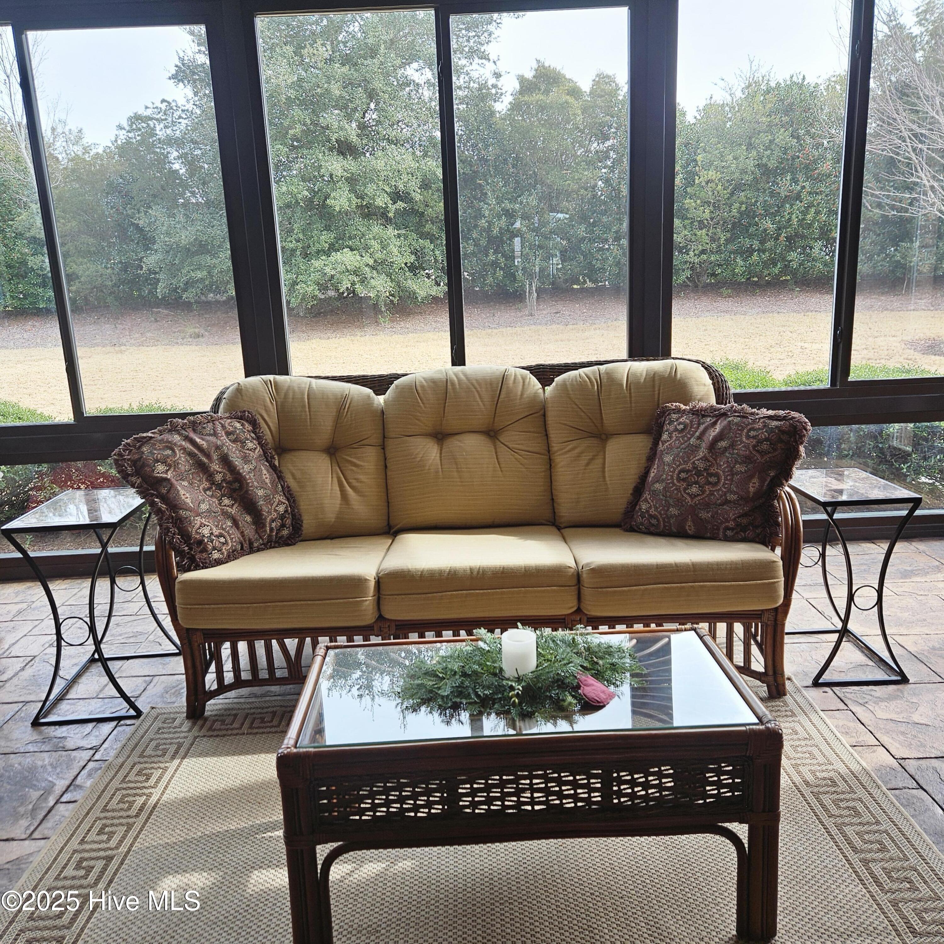 Enclosed Lanai facing backyard