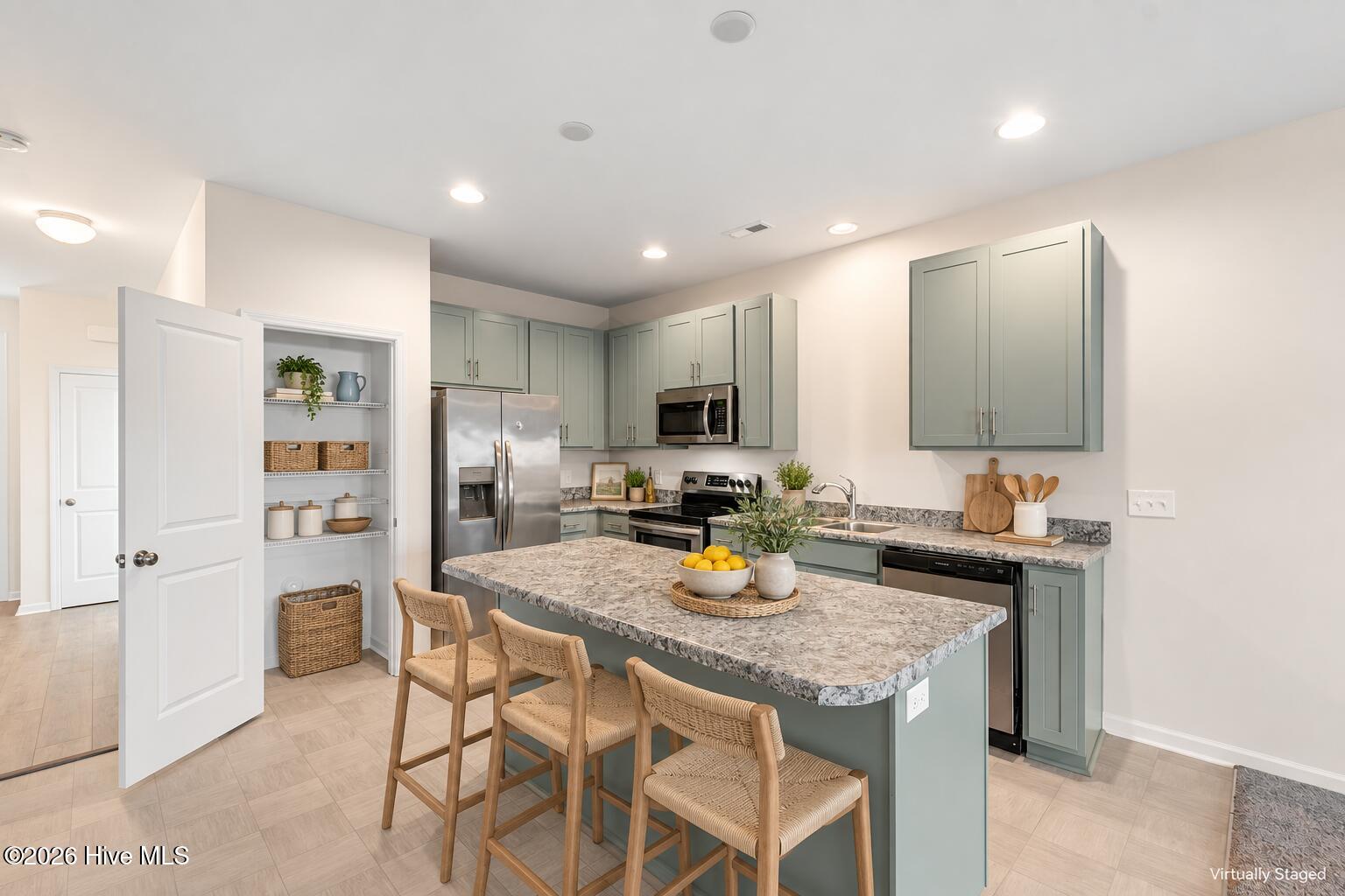 Kitchen Virtually Staged