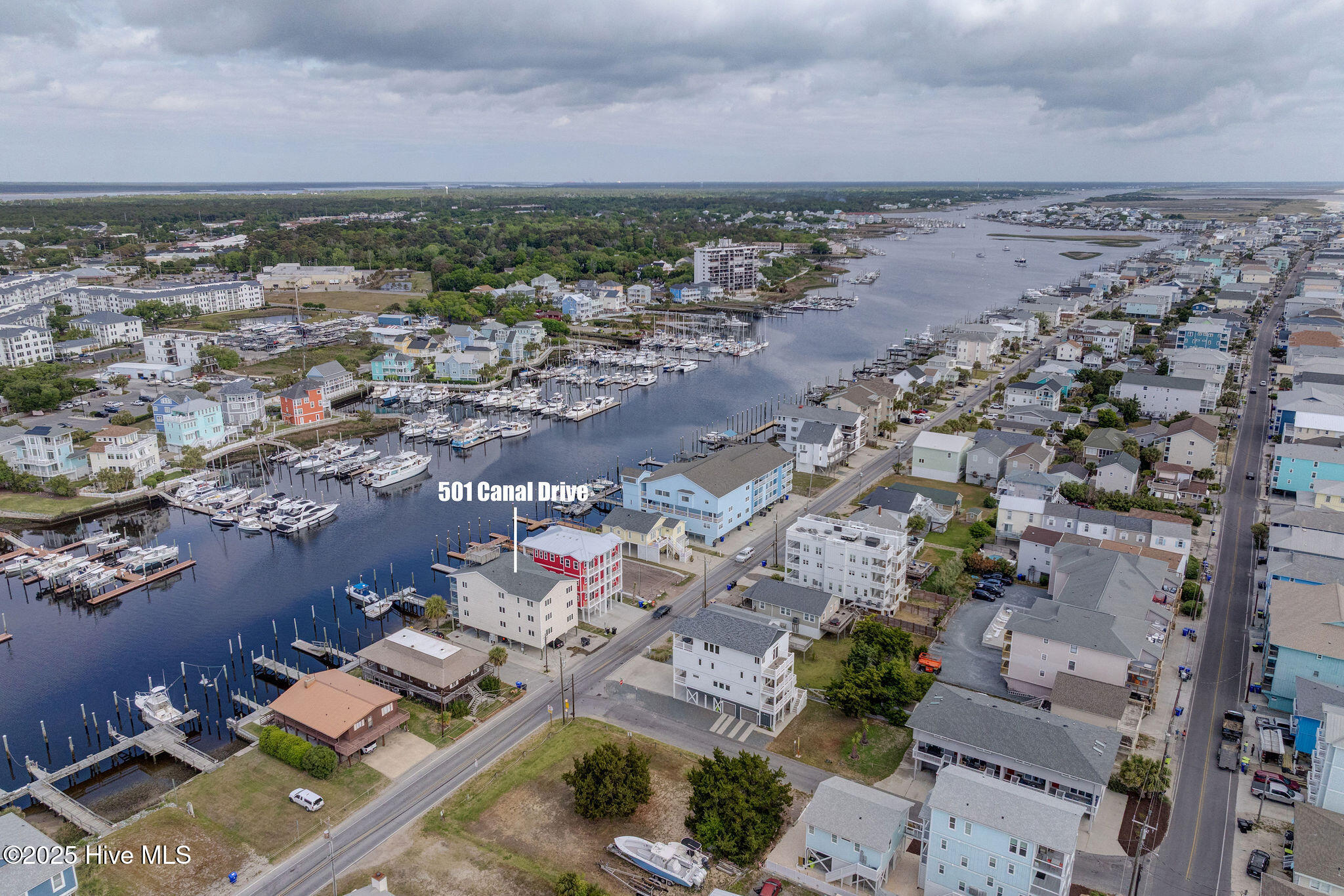 501 Canal Drive Apt A, Carolina Beach, NC 28428 – photo 11: 501CanalDriveDrone-8