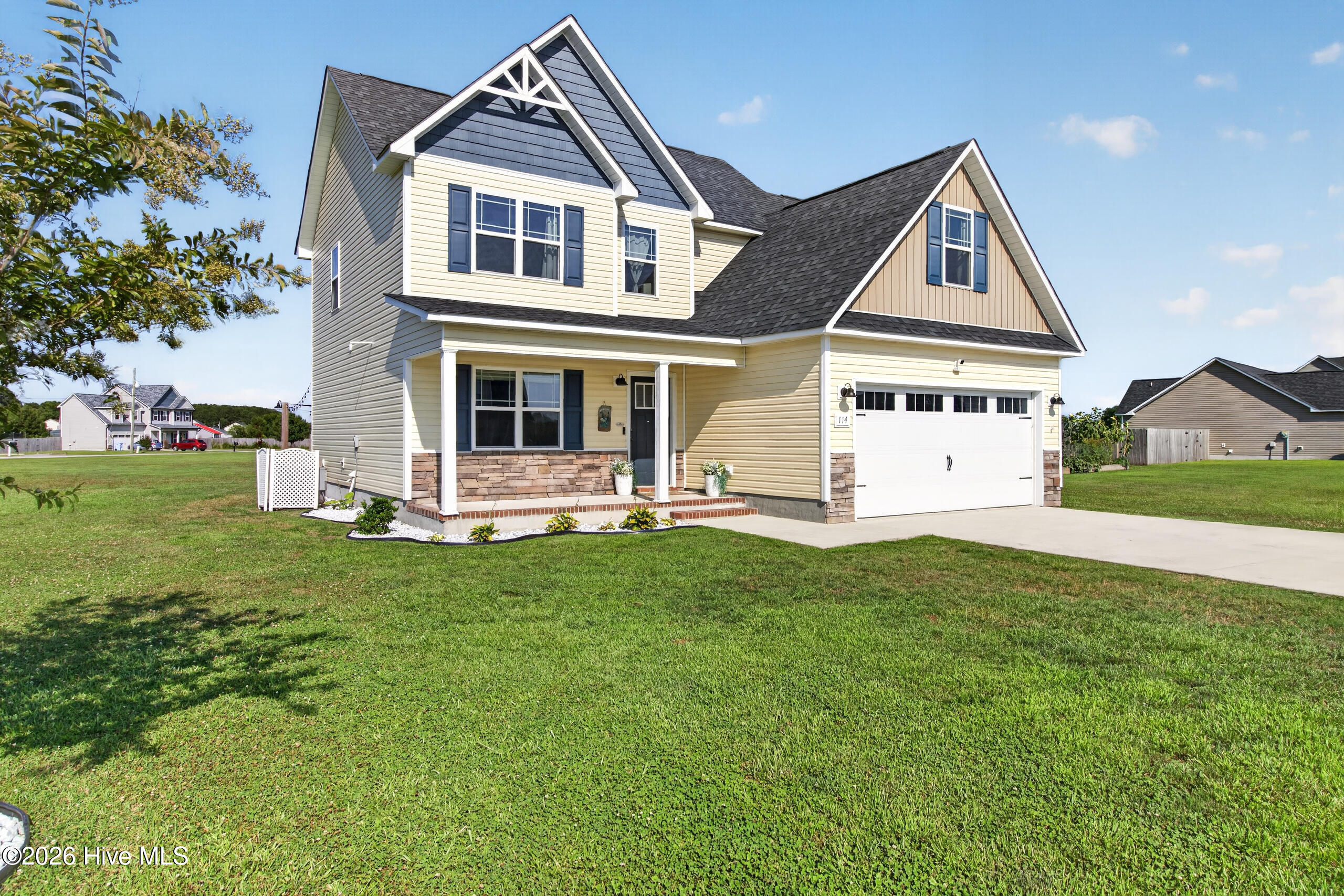 Exterior photo of 114 Woodwater Drive, Richlands, NC 28574. MLS: 100586304