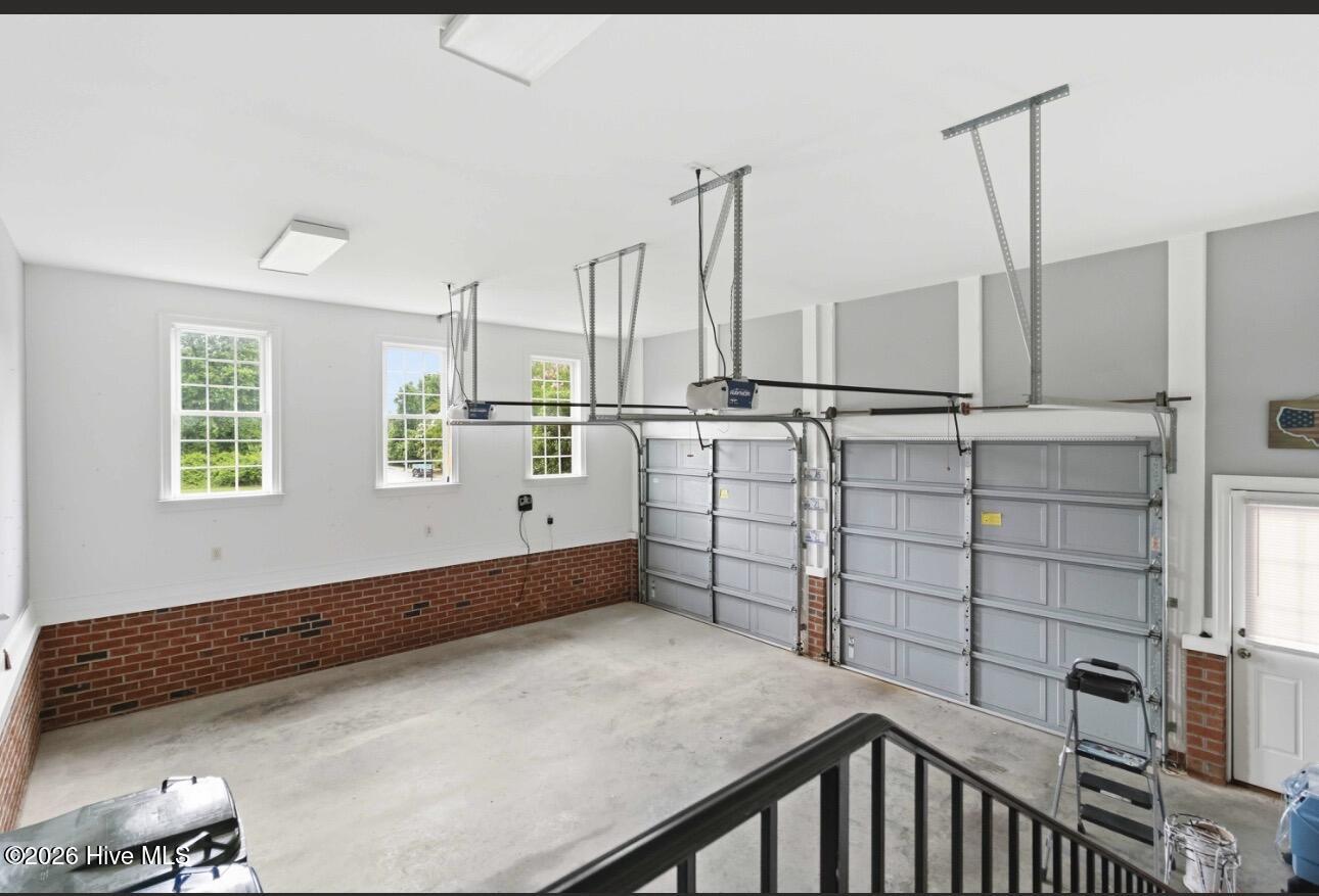 2 car attached Garage