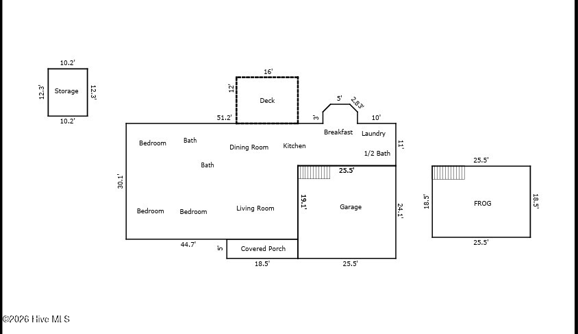 Exterior photo of 104 Robin Drive, South Mills, NC 27976. MLS: 100578475