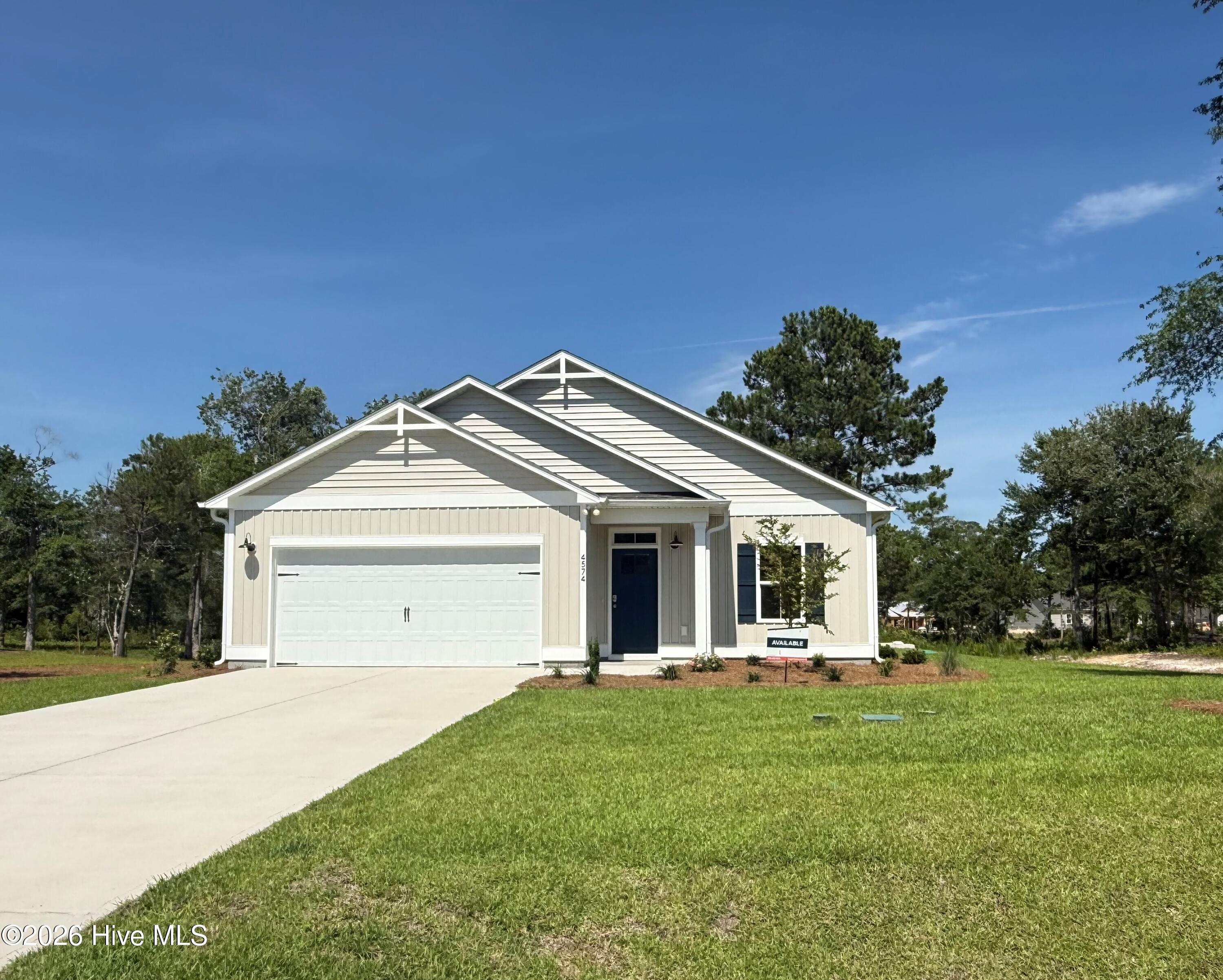 Exterior photo of 4574 Terrace Road SW Homesite 125, Shallotte, NC 28470. MLS: 100567249