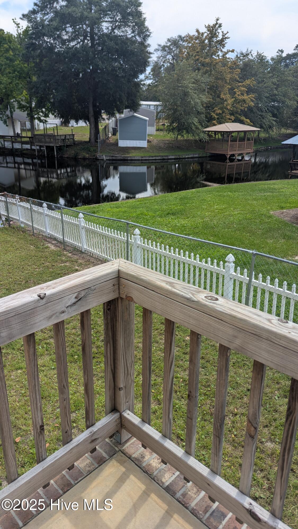 Front Porch with Pond View