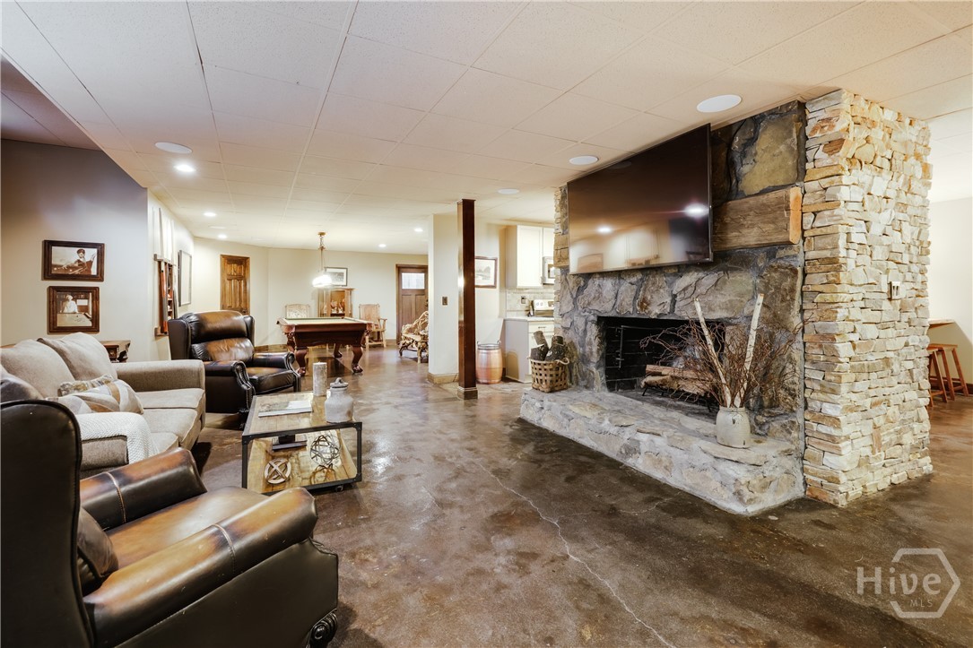 Basement Living Area