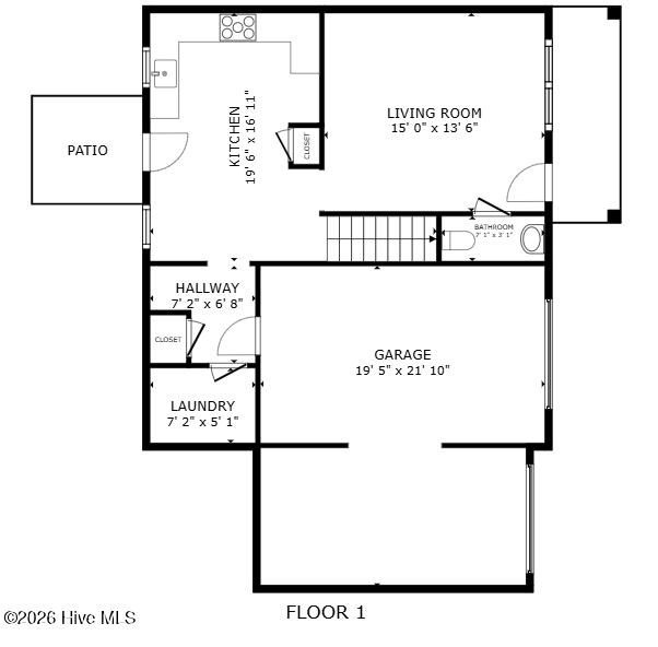 Exterior photo of 1633 Blaire Street, Rocky Mount, NC 27804. MLS: 100612829