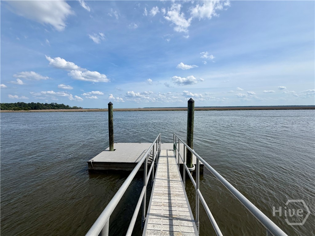 10x18 floating dock on the Belfast River