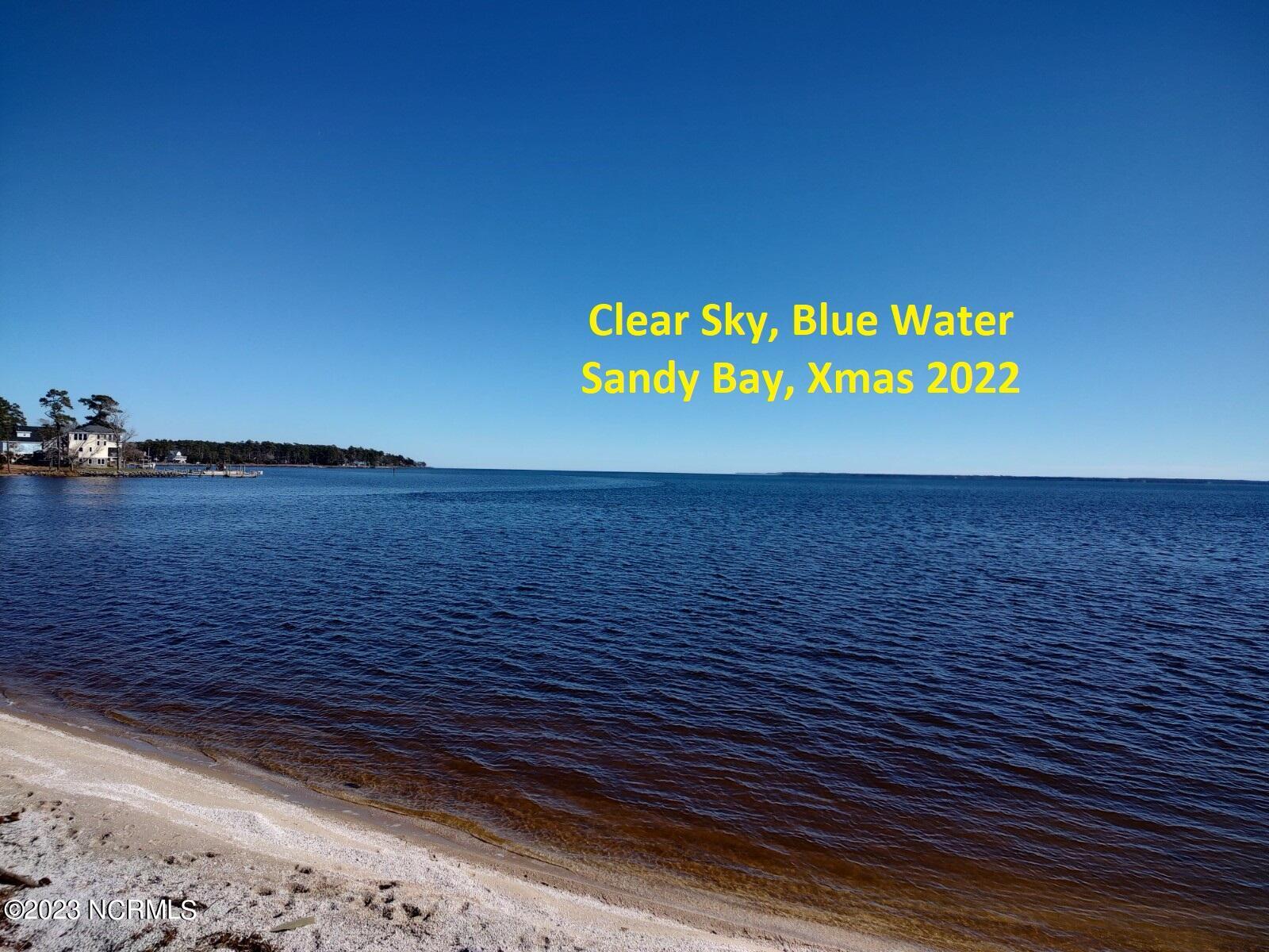 Clear Sky, Blue Water Sandy Bay, Xmas 20