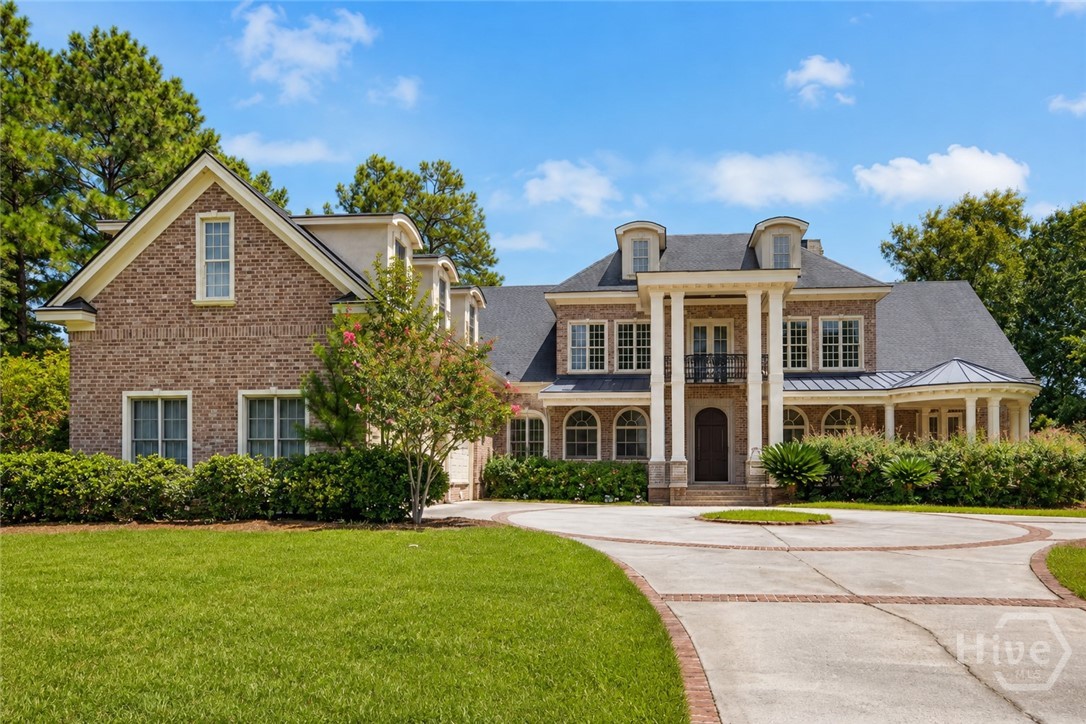 Front elevation, virtually edited lawn