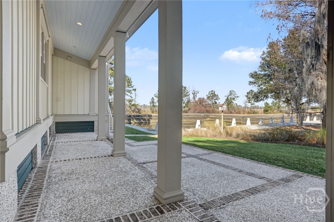 Ground Level Covered Porch