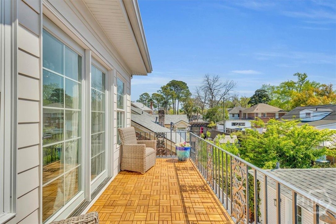 Master bedroom balcony