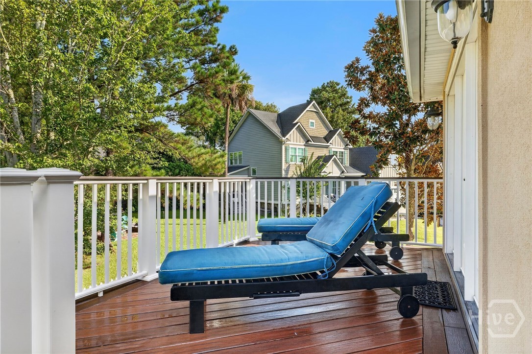 Trex Deck Overlooking the Lagoon