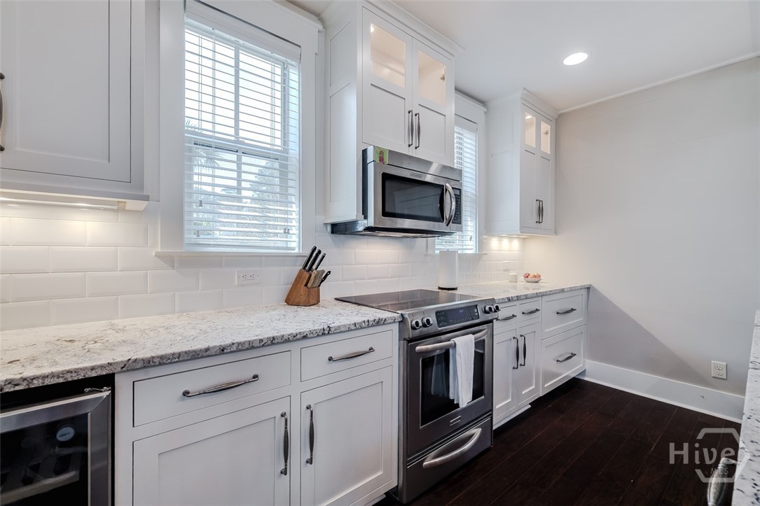 Cottage kitchen has all appliances needed