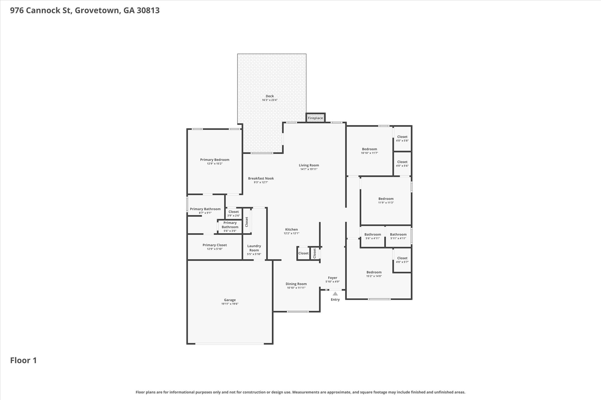 Homes For Sale - 976 Cannock Street<br/> Columbia County, Grovetown, GA 30813