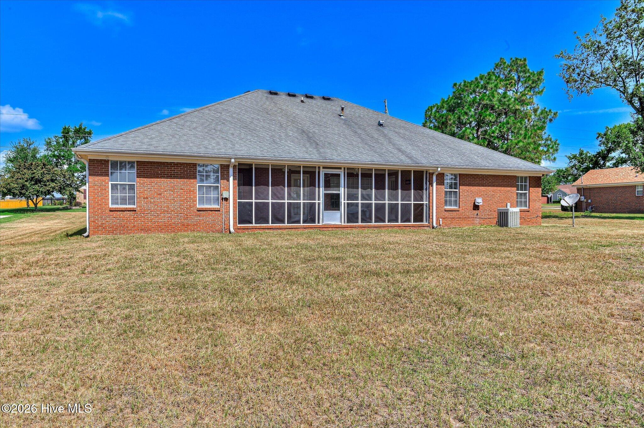 Rear of home