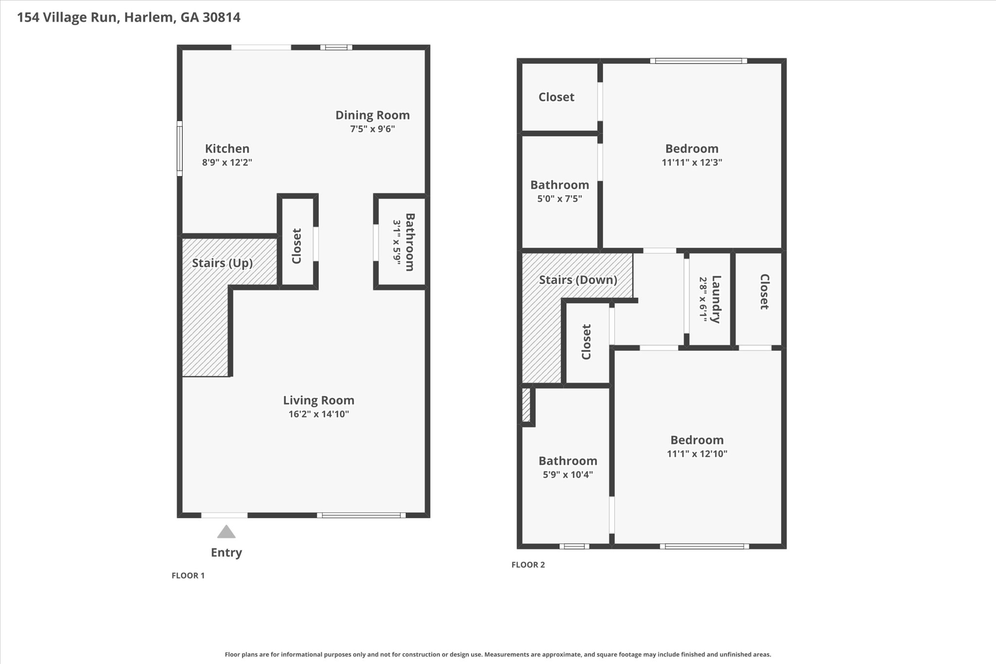 Homes For Sale - 154 Village Run<br/> Harlem, GA 30814