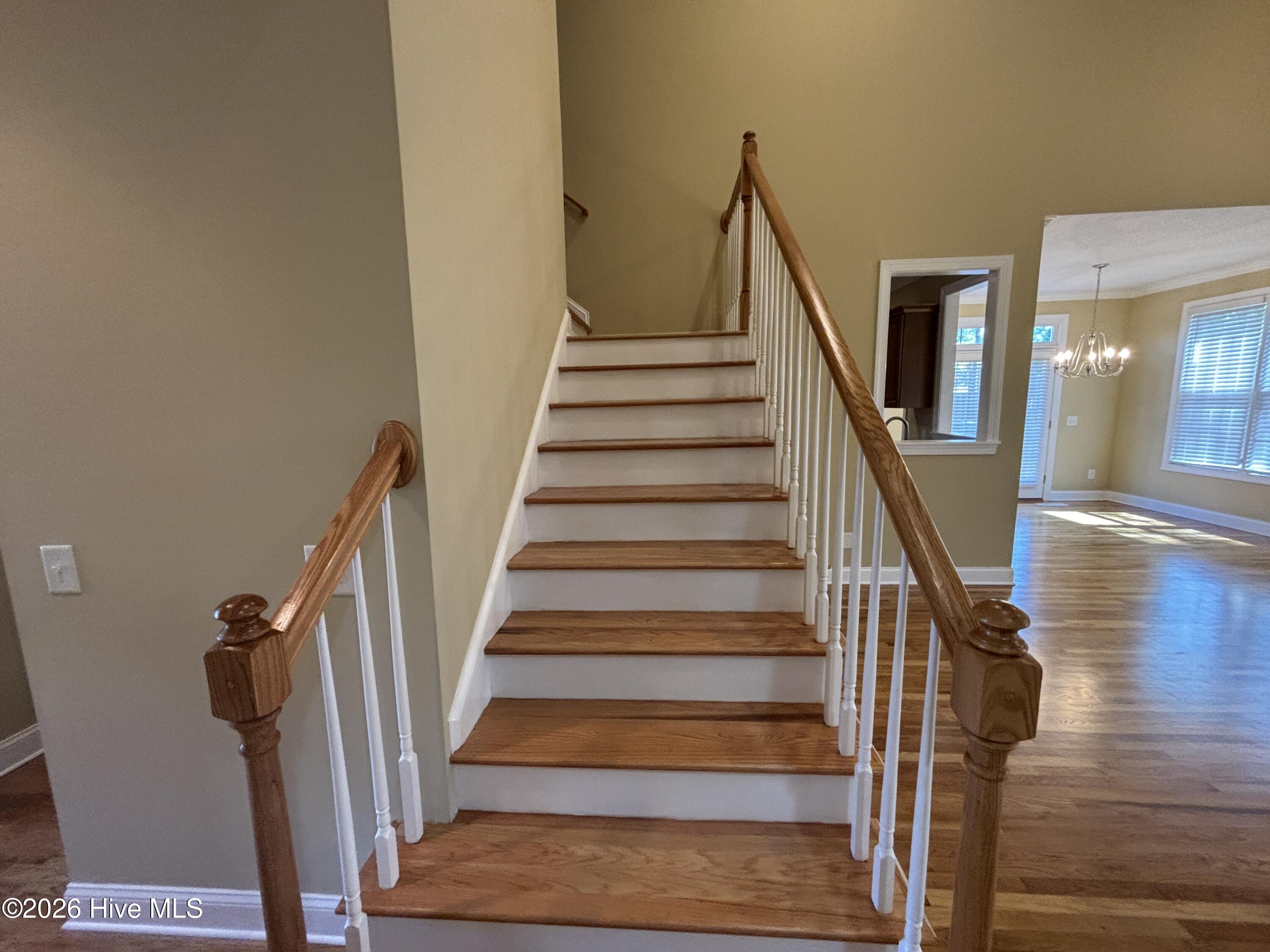 Stairwell to second floor