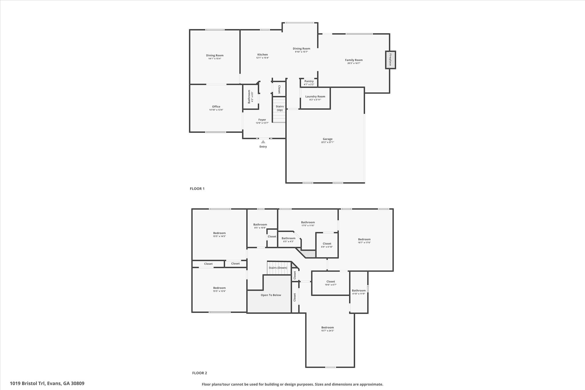 Homes For Sale - 1019 Bristol Trail<br/> Columbia County, Evans, GA 30809