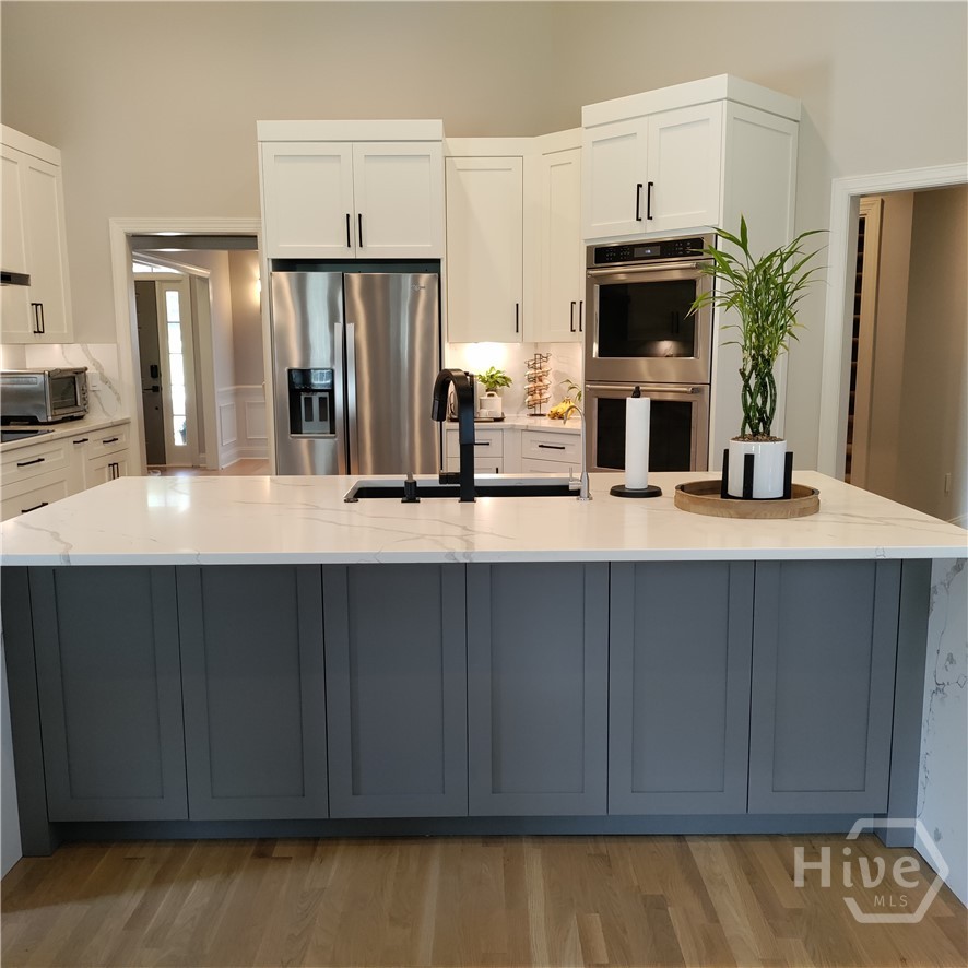 Cabinets under Island