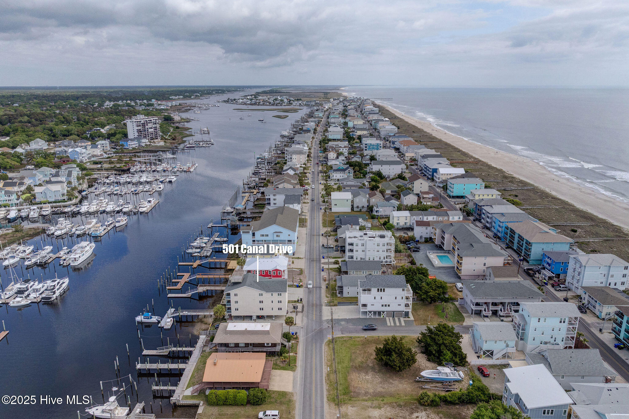 501 Canal Drive Apt A, Carolina Beach, NC 28428 – photo 10: 501CanalDriveDrone-7