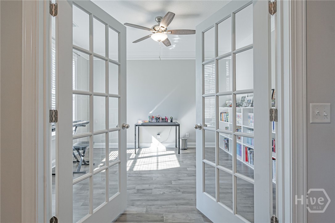 Inside front door looking to left into Office/Flex Room