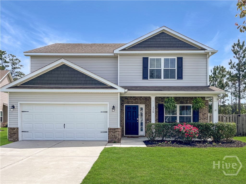 This home has everything you've been looking for, beautiful details, stunning kitchen, formal dining room, fenced back yard with wooded view, Even a guest room and full bath on the main level. Upstairs features 3 bedrooms including a spacious master suite with two walk in closets, a loft area, huge bonus room, and laundry room convenient to the bedrooms. The community features sidewalks, tennis courts, basketball hoops, a baseball diamond, a playground,and multiple ponds. There is an equestrian center at the front of the neighborhood with boarding available so you can bring your equine friend or enjoy feeling like you are in the country while only being minutes from town center.